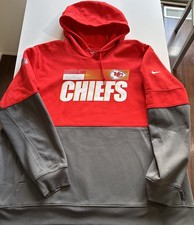 Kansas City Chiefs Nike DriFit OnField NFL Football Hoodie Sweatshirt Mens 3XL picture