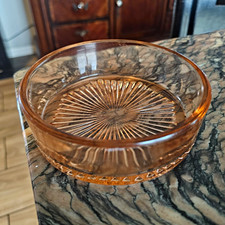 Antique Pink Depression Glass bowl. Perfect for your vanity. picture