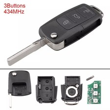 FOR GENUINE VW SKODA SEAT KEY FOB 3 BUTTON REMOTE CONTROL 1J0959753DA 434MHz- picture