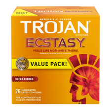Ultra Ribbed Ecstasy Ribbed Condoms Value Pack, 26 Count picture