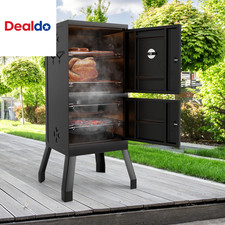 Vertical 2-Tier Outdoor Barbeque Grill with Temperature Gauge picture