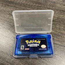 Pokemon Sapphire GBA Version (Game Boy Advance, 2003) Cartridge Game USA Tested picture
