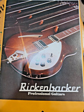 Rare Vintage Rickenbacker Dealer Guitar and Bass Catalog Booklet 1975 picture