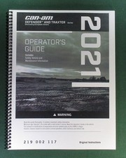 2021 Can-Am Defender Limited HD10 Owner's Manual: 219 Pages & Protective Covers picture