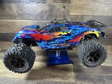 Traxxas Rustler VXL 4x4 1/10 Scale Truck Roller Slider Chassis Project/parts picture