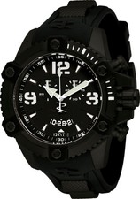 RARE Invicta Mens Reserve Octane 48mm SWISS MADE Chronograph Black Tone SS Watch picture