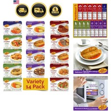 Kosher Ready Meals Chicken Beef Salmon Pack Fully Cooked Shelf Stable picture