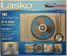 Lasko - W16900 - Electrically Window Fan with 3 Speeds and Storm Guard - White picture