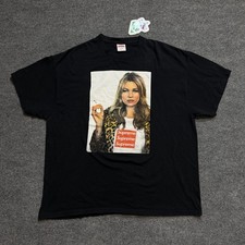 Size XL - Asspizza Supreme Kate Moss Tee Triple Box Logo Black Shirt picture