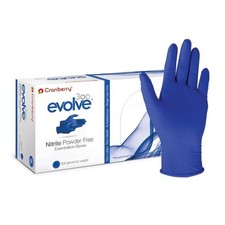 3000 Large Nitrile Gloves Cranberry Evolve Powder Free Latex Free Medical picture