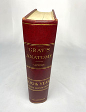 Gray's Anatomy (Goss) 27th Ed 100th Year Illustrated Hardcover 1960 picture