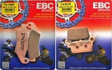 EBC FA185R FA367R Front Rear Brake Pads fits most 04-22 Kawasaki KXF Suzuki RMZ picture