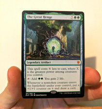 MTG Throne of Eldraine The Great Henge Mythic Regular Legendary Artifact 161 picture