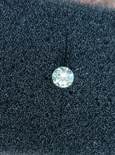 Moissanite Round Cut Loose Gemstone Blue 6.5mm 1.0CT Single Piece picture