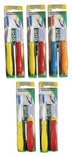 5 Packs of 2 G-U-M Folding Travel SOFT Toothbrushes - Assorted Colors (10 Total) picture