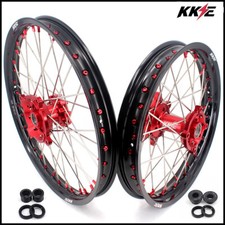 KKE 21/18 Rims OEM Size For Honda XR650L 1993-2025 Enduro Wheels CNC Hubs Spoked picture