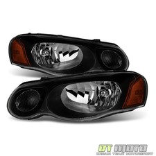 Blk 2004 2005 2006 Chrysler Sebring Sedan/Convertible Headlights Headlamps 04-06 picture