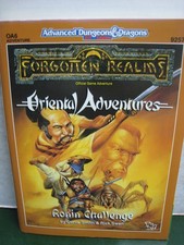AD&D Oriental Adventures Forgotten Realms 0A6 9257 TSR 1990  NRC picture