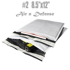 #2 8.5x12 Poly Bubble Padded Envelopes Mailing Mailers Shipping Bags AirnDefense picture