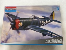Monogram Republic P-47D Thunderbolt #5487 WITH Metal Parts 1:48 -  picture