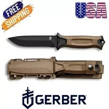Gerber StrongArm Fixed Blade Knife Plain Edge - Coyote Brown - NEW(FreeShipping) picture