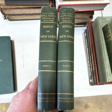 Eaton Illustrated Hardcover Birds of New York 1914 State Museum Outdoor Nature picture
