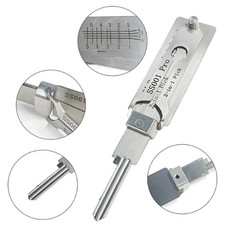 Key Decoder 2 In 1 Portable Lock Picking Set Hook And Pickup Tool Kit Ergonomic picture