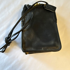 Vintage Coach 70s Bonnie Cashin Double Entry Shoulder Bag Kiss Lock picture