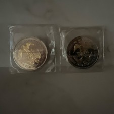 1987 Double Eagle Coin Bicentennial - Set of 2 - Liberty Bell, Constitution picture