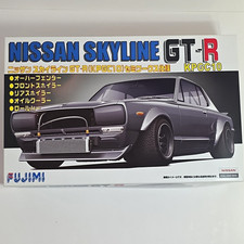 Fujimi Nissan Skyline GT-R KPGC10 Unassembled Plastic Model Kit White/Clear picture