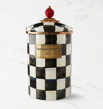 MacKenzie-Childs Courtly Check Canister - Large (NEW) picture