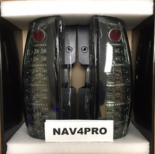 NEW 2007-2014 FOR Chevrolet Suburban Tahoe GMC Yukon Smoke LED Tail Light #NB7 picture