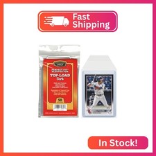 Cardboard Gold Toploader Sleeves, 140pt-190pt (2500 Ct) picture