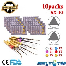 10Pks Dental Endodontic Files X-Pro Gold Taper Niti Endo Rotary Files For Motor picture