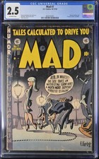 Mad #7 - E.C. Comics 1953 CGC 2.5 Sherlock Holmes and 