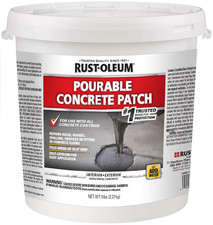 Rust-Oleum 369667 Pourable Concrete Patch, 5 Lb Pail, White picture
