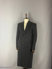 Vintage Christian Dior Monsieur Mens's Overcoat Long Trench 40 picture