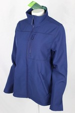 L.L. Bean Women's Softshell Jacket Windproof Full Zip Night Blue 516127 picture