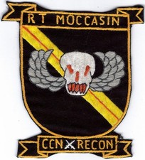 VIETNAM WAR MACV-SOG RECON TEAM MOCCASIN CCN RECON PATCH ORIGINAL picture