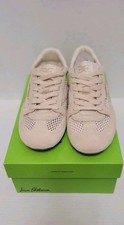 NEW Sam Edelman Womens 8M Tobi Mesh Suede Lace-Up Sneakers Neutral Ivory NIB picture