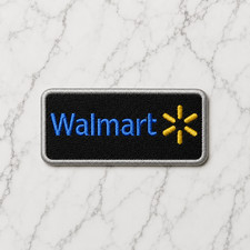 WALMART LOGO EMBROIDERED IRON ON PATCH 4