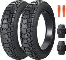 MEGHNA 2 Pack Fat Bike Tire 20 x 4.0 inch Mountain Bike Tire Fat Tire,Black picture
