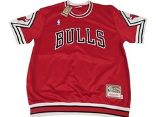 New 1987-1988 Chicago Bulls Mens S Small Mitchell & Ness Shooting Shirt Jersey picture