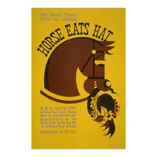 1936 Horse Eats Hat New York WPA Federal Theatre Poster Art Deco picture