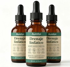 Aurelys Drenaje Linfático Drops,natural herbal formula,gluten-free 1-3 PACK. picture
