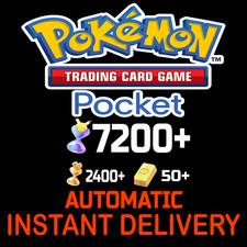 [INSTANT] Pokemon TCG Pocket 7200++ Pack Hourglass + 50 Pokegold + 3000 Tickets picture