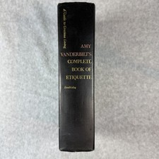 Vintage 1954 Amy Vanderbilt’s Complete Book Of Etiquette Hardcover Book picture