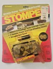 Vintage 1984 Schaper Stomper Mobile Force Military Tank & Half-Track 724 MOC picture