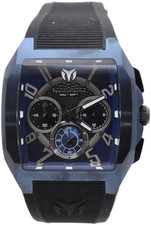 TechnoMarine Aqua Quadrant Men's 41mm Deep Dark Blue Chrono Watch TM-225111 picture