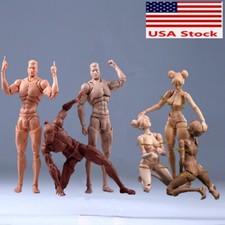 US Romankey X Cowl 1/12 Male Female Super Flexible Joint Body Doll 6